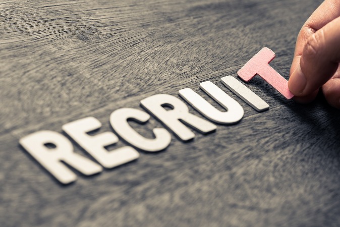 RECRUITピンク